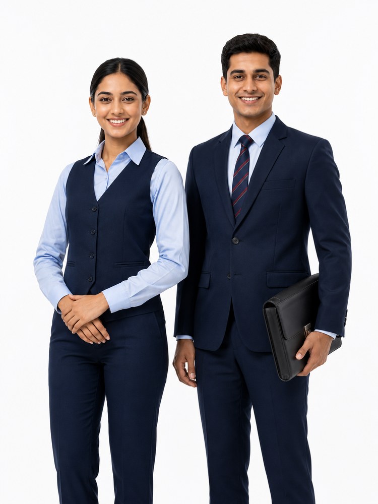 Custom office uniform stitching in India